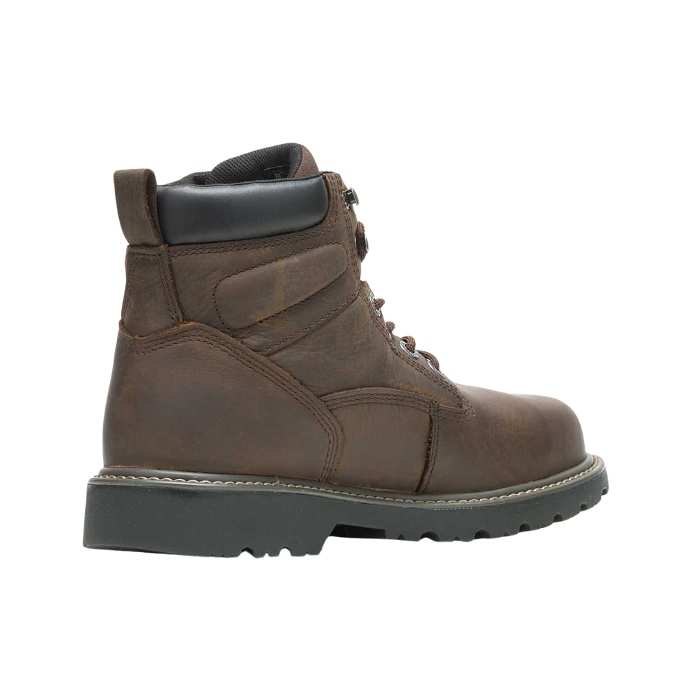 Wolverine Men's Work Boot Floorhand Waterproof Steel-Toe 6" Dark Brown W10633