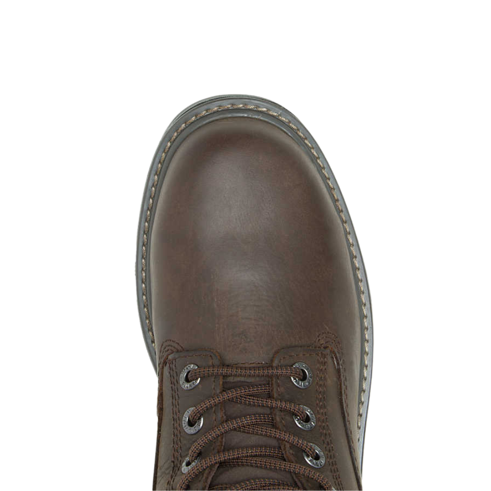 Wolverine Men's Work Boot Floorhand Waterproof Steel-Toe 6" Dark Brown W10633