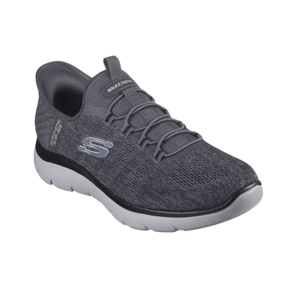 Skechers Men's Summits - Key Pace Hands-Free Slip-Ins Charcoal/Black