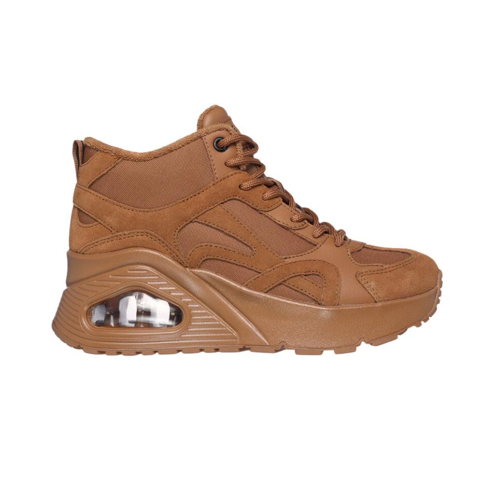 Skechers Women's Uno Hi Rocliff Road, Caramel