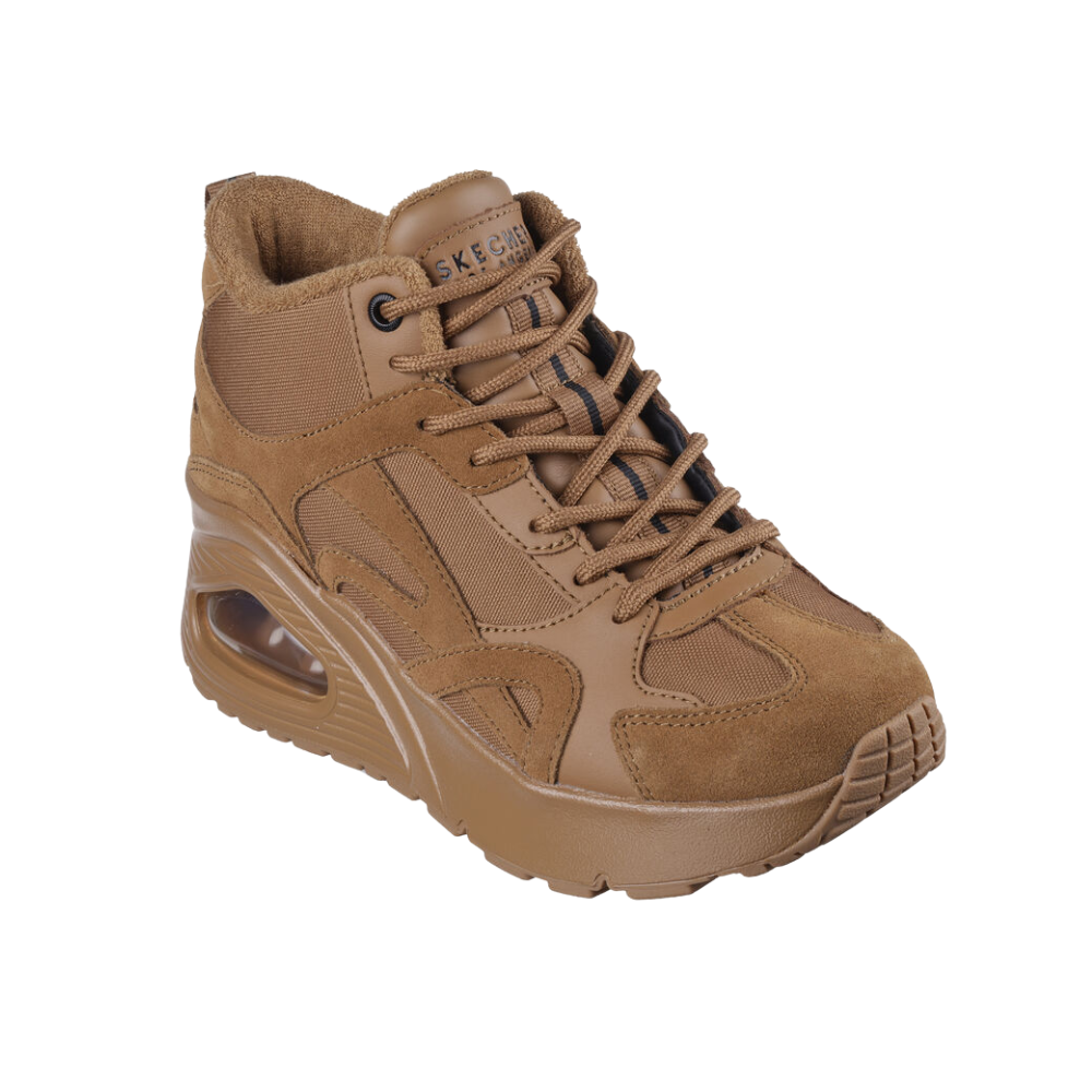 Skechers Women's Uno Hi Rocliff Road, Caramel