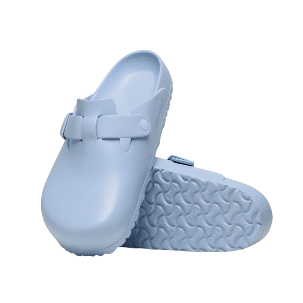 Birkenstock Women's Boston High-quality EVA Waterproof, Lightweight Clog, Dusty Blue