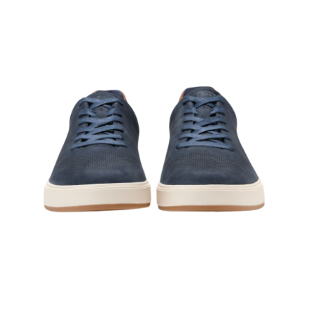 Cole Haan Grandpro Angleace Modern Lightweight Leather Sneakers, Navy Blazer-British Tan-Gum, Med