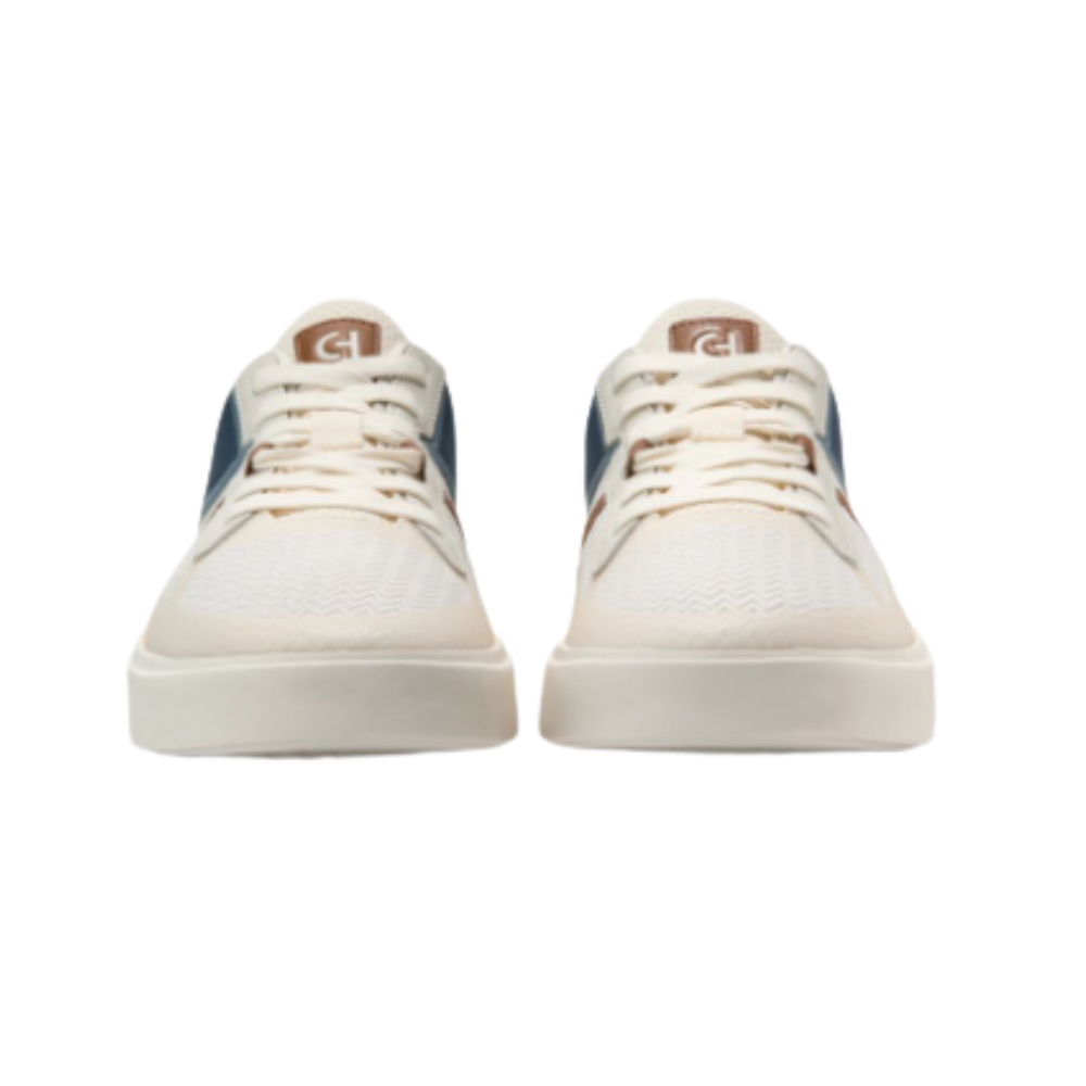 Cole Haan Men's Grand Crosscourt Winner Leather Sneakers – Ensign Blue/Navy Blazer/Ivory, Medium