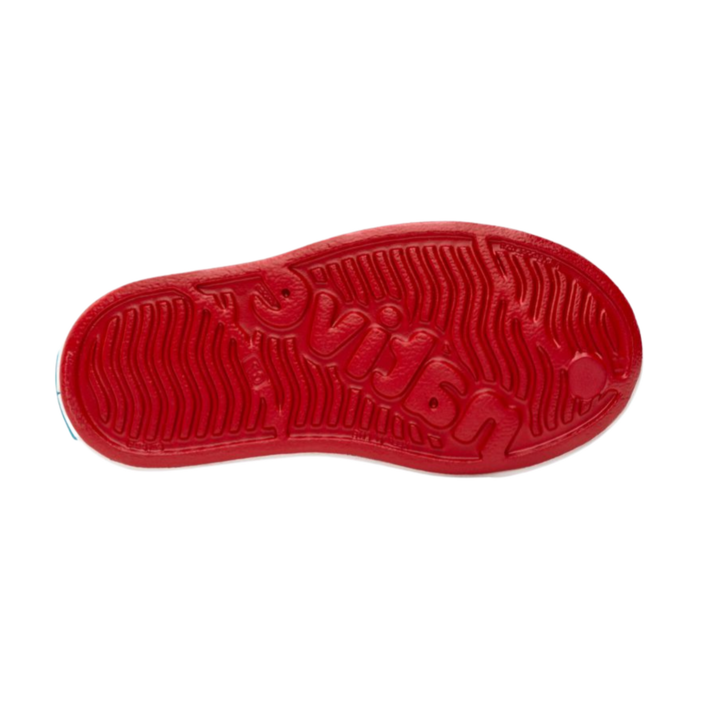 Native Shoes Jefferson Child – Play-Ready, Lightweight, Waterproof & Breathable Sneakers in Ruby Red / Shell White