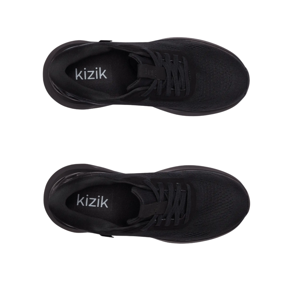 Kizik Men’s Athens 2 – Blackout | Hands-Free Slip-On Sneaker with Enhanced Cushioning