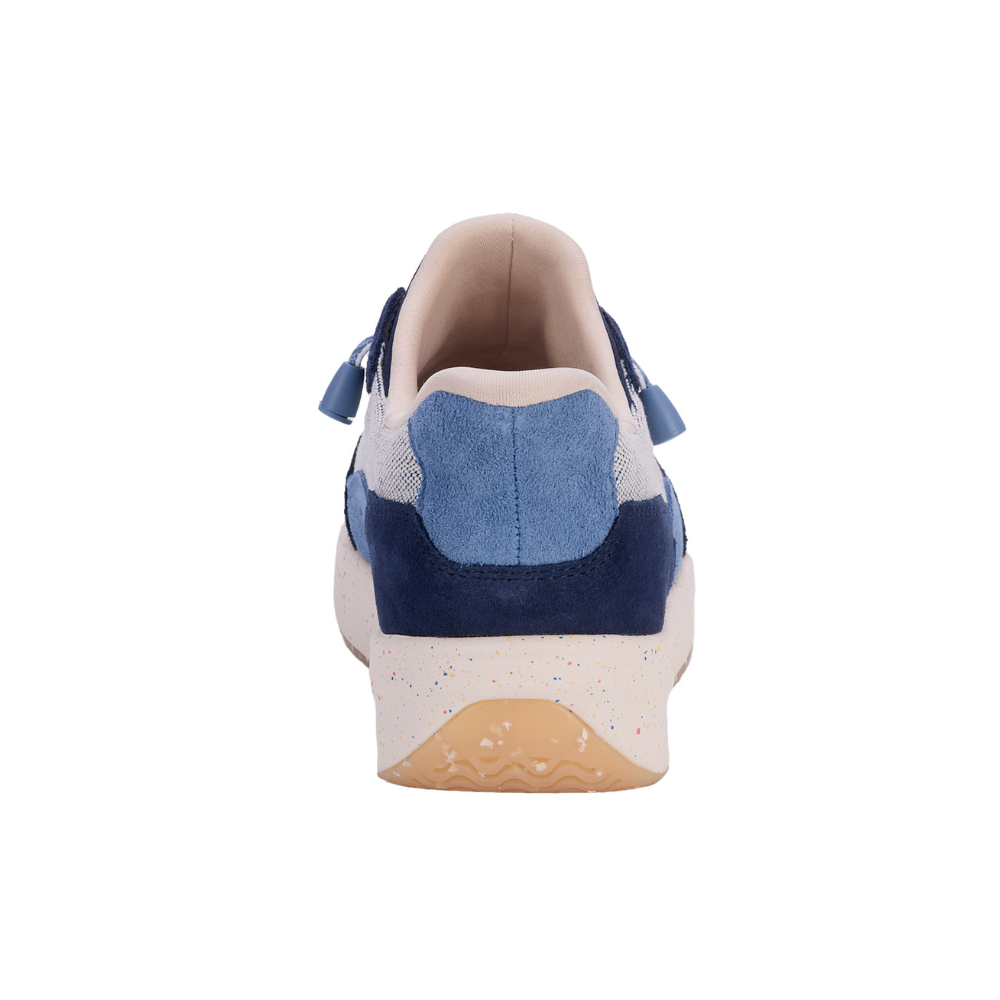 Drew Shoe Women's Orthotic Sneaker – Hobby Navy Suede Combo 10838