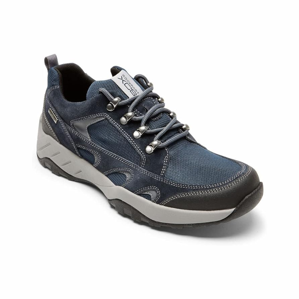 Rockport Men’s XCS Spruce Peak Trekker Waterproof Sneakers – Navy