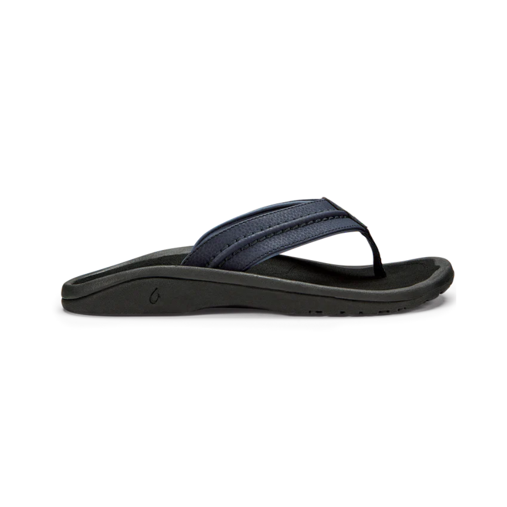 OluKai Hokua Men’s Beach Sandals - Blue Depth/Black 10161-TF40