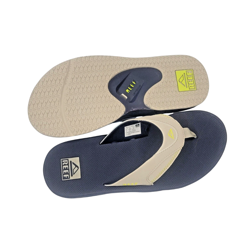 Reef Fanning Men's Bottle Opener Sandals - Navy/Oak/Lime CJ4074