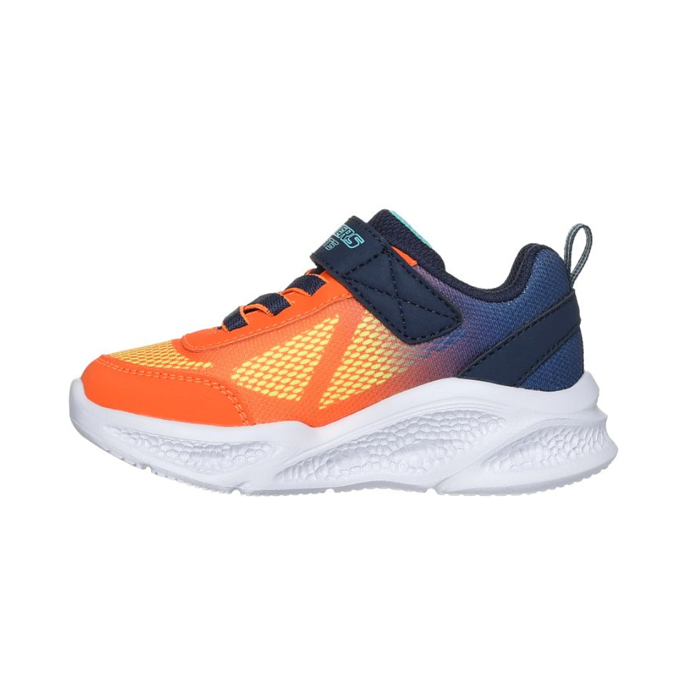 Skechers Boys’ Meteor Lights Krendox Athletic Sneakers - Navy Orange