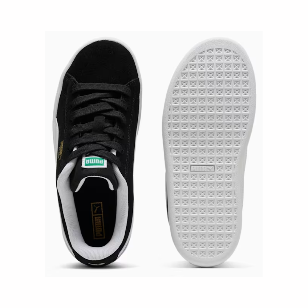 Puma Suede Jr. Sneakers - Black/White 355110-01