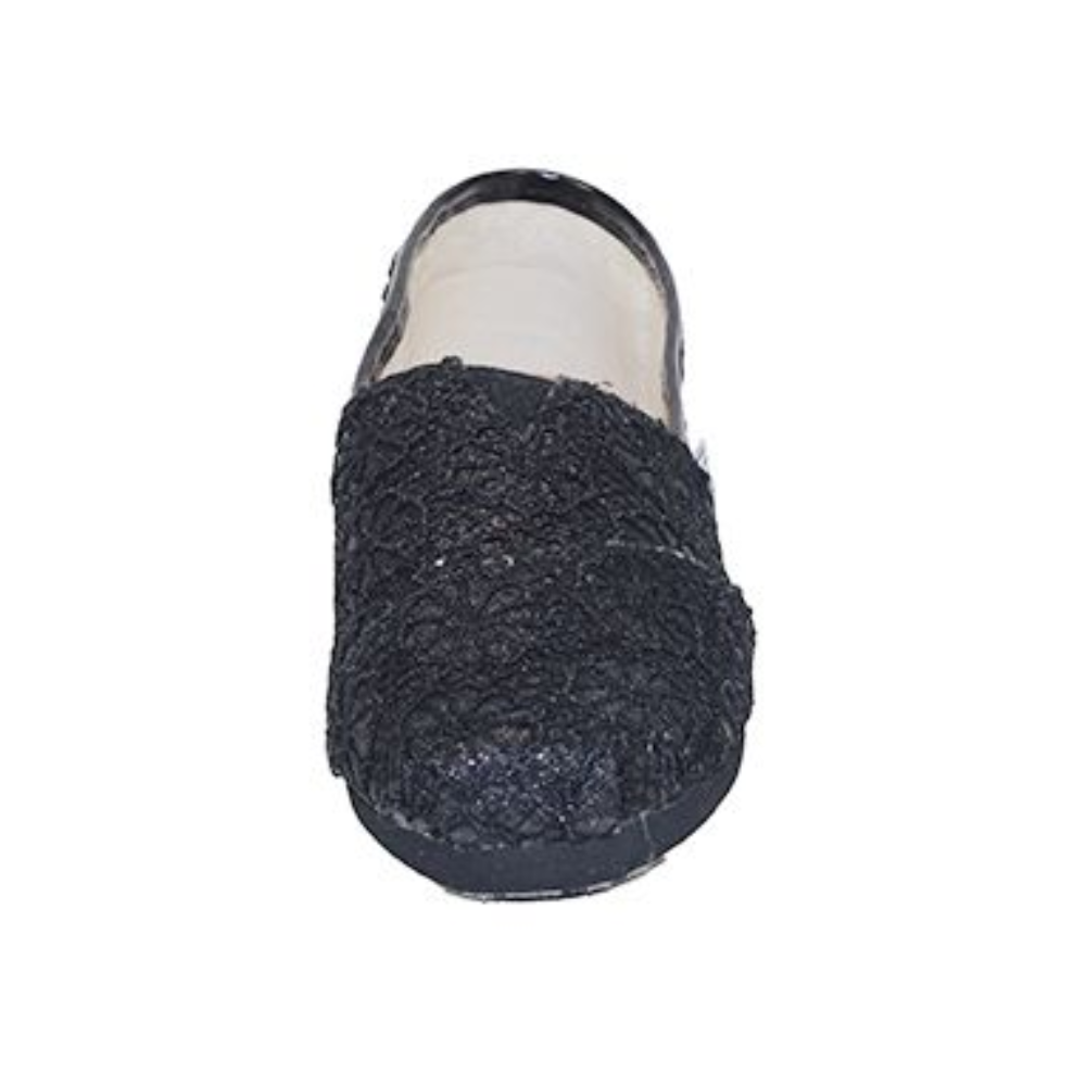 TOMS Classic Women's Black Crochet Glitter – 10009295
