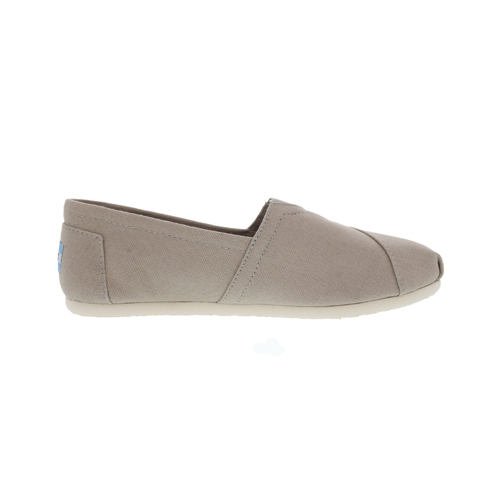 Toms Women's Classic Canvas Light Grey Ankle-High Flat Shoe 10001379