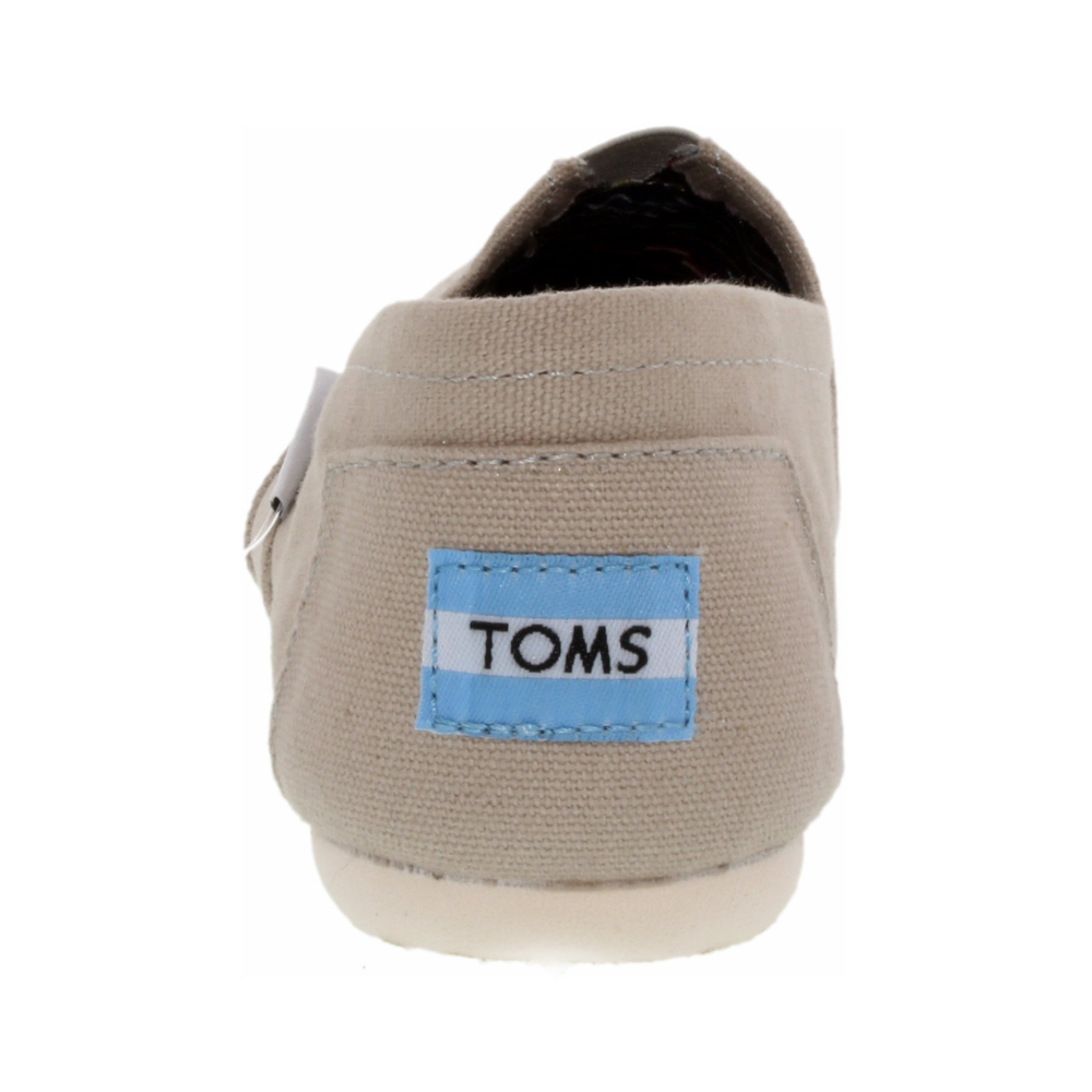 Toms Women's Classic Canvas Light Grey Ankle-High Flat Shoe 10001379