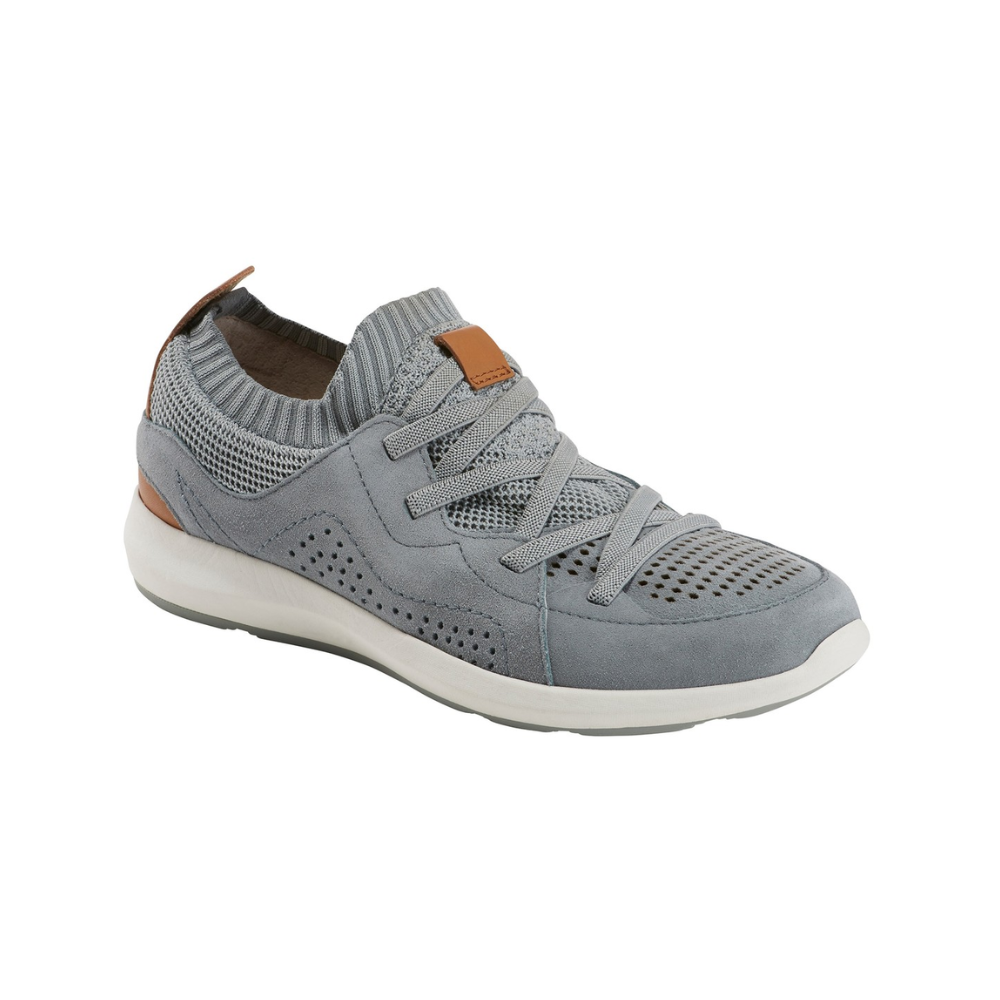 Earth Women’s Desire Flow Sneaker – Knit/Suede Light Blue
