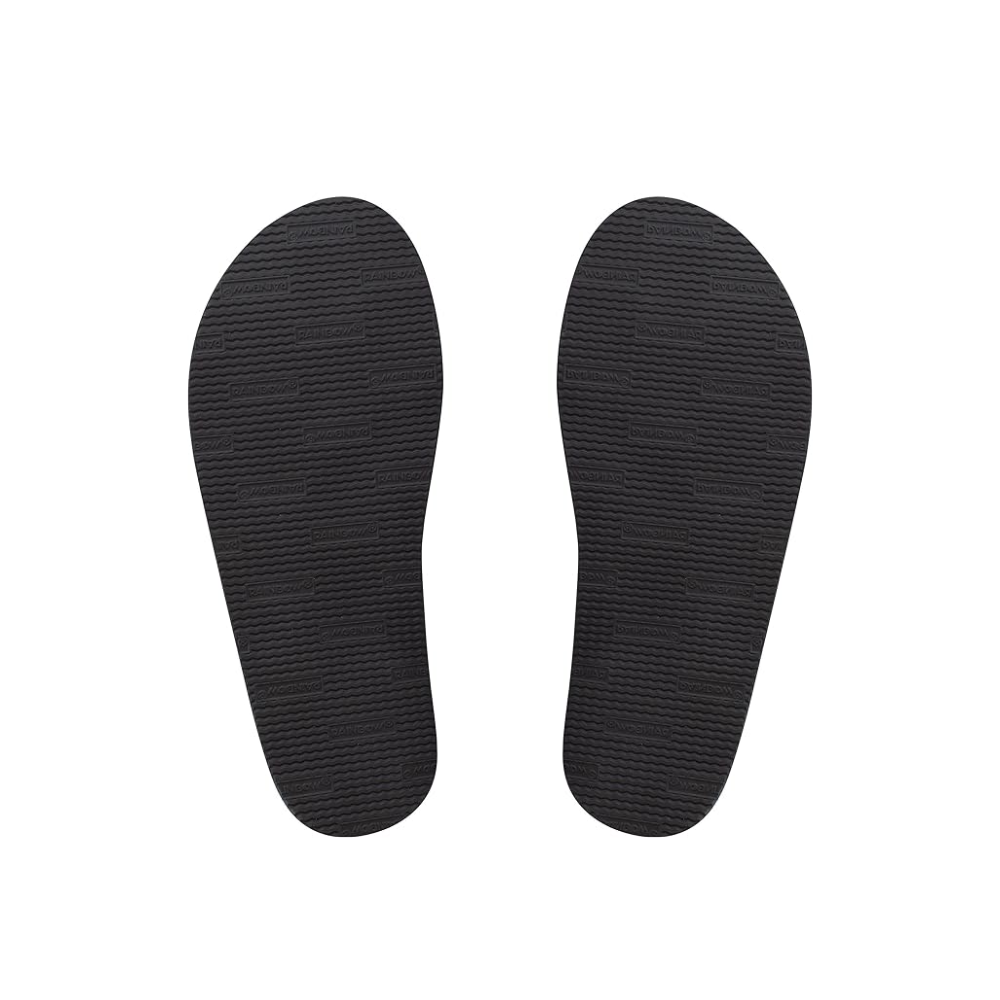 Rainbow Sandals Men's Premier Leather Single Layer Wide Strap - Navy