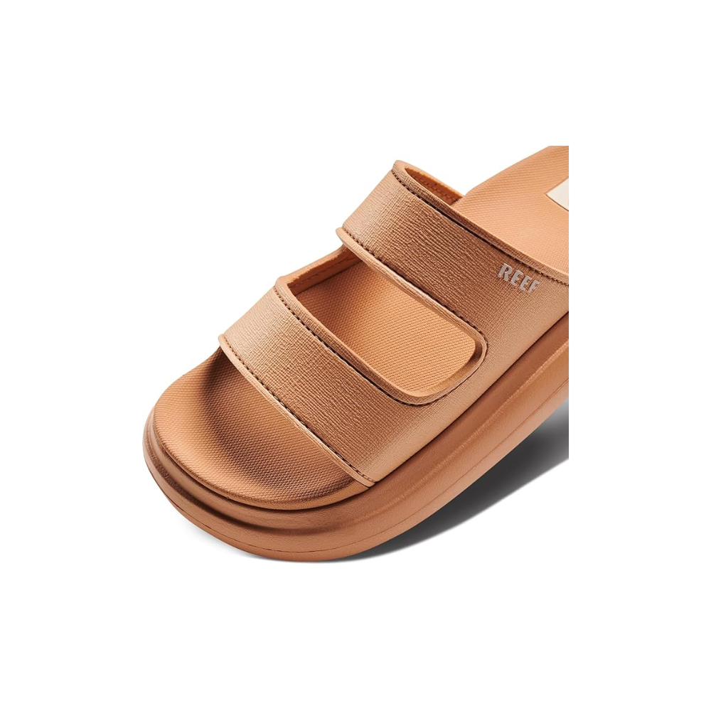 Reef Cushion Bondi 2 Bar Womens Platform Sandals Natural Lightweight EVA