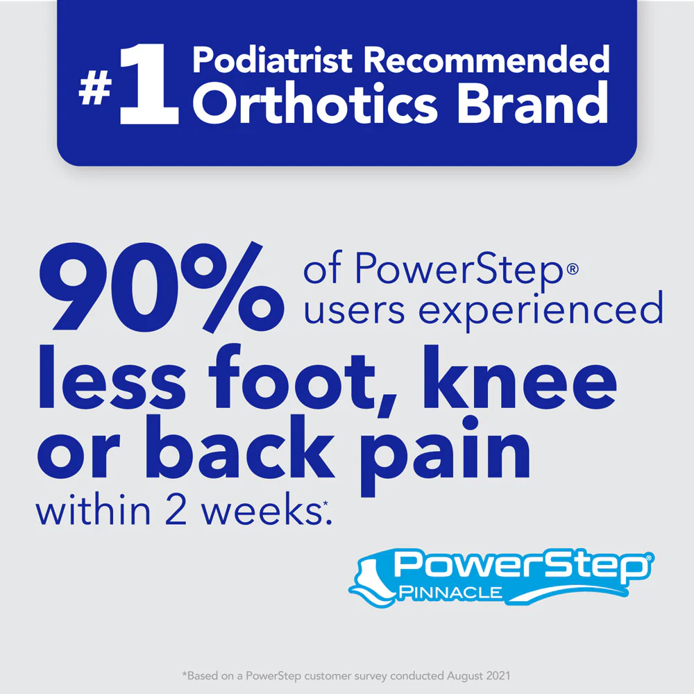 Powerstep Pinnacle Pain relief Full Length insoles - Neutral Arch