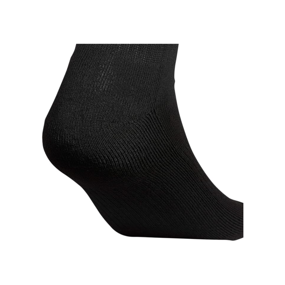 Adidas Men's Athletic Cushioned 6-Pack Crew Socks- Black
