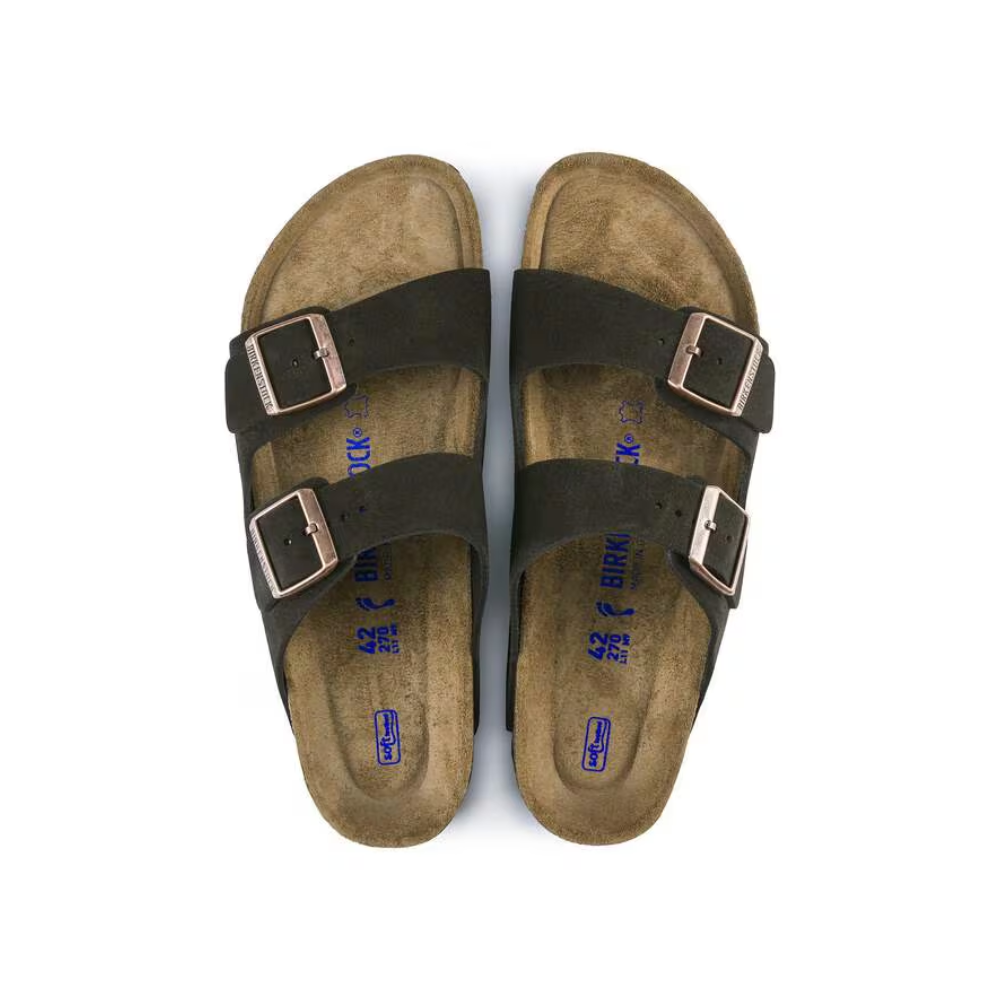 Birkenstock Arizona Soft Footbed Suede Mocha Unisex Sandals