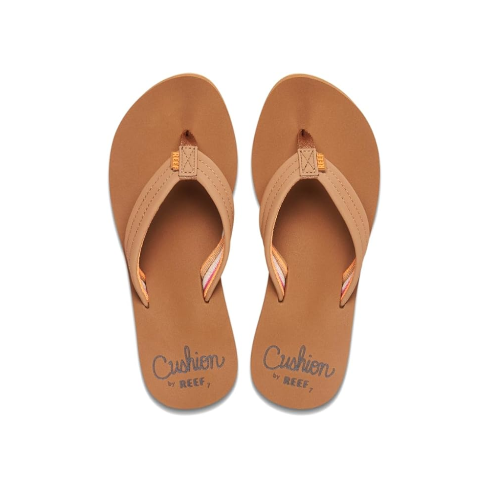 Reef Cushion Breeze Women's Flip Flops Sandals - Tan/Smoothie