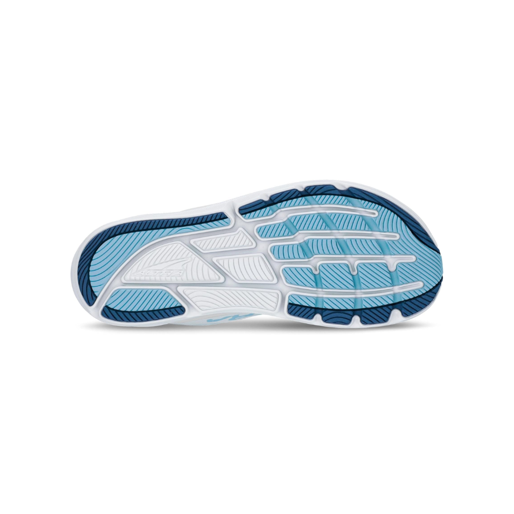 Altra Womens Torin 8 White Light Blue Zero Drop Road Running Shoes