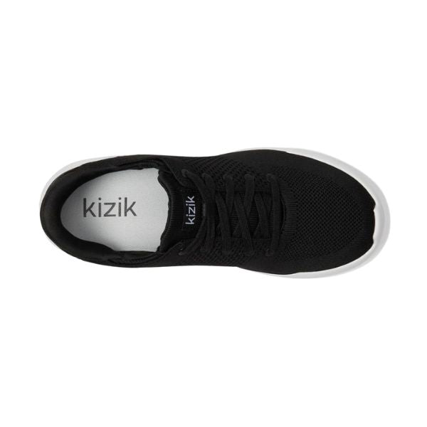 Kizik Lima Unisex Hands-Free Slip-On Breathable Knit Sneakers – Black