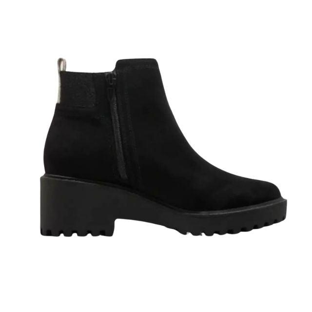 Universal Thread Women's Taci Pull-On Chelsea Memory Foam Ankle Boots Black Sz 7