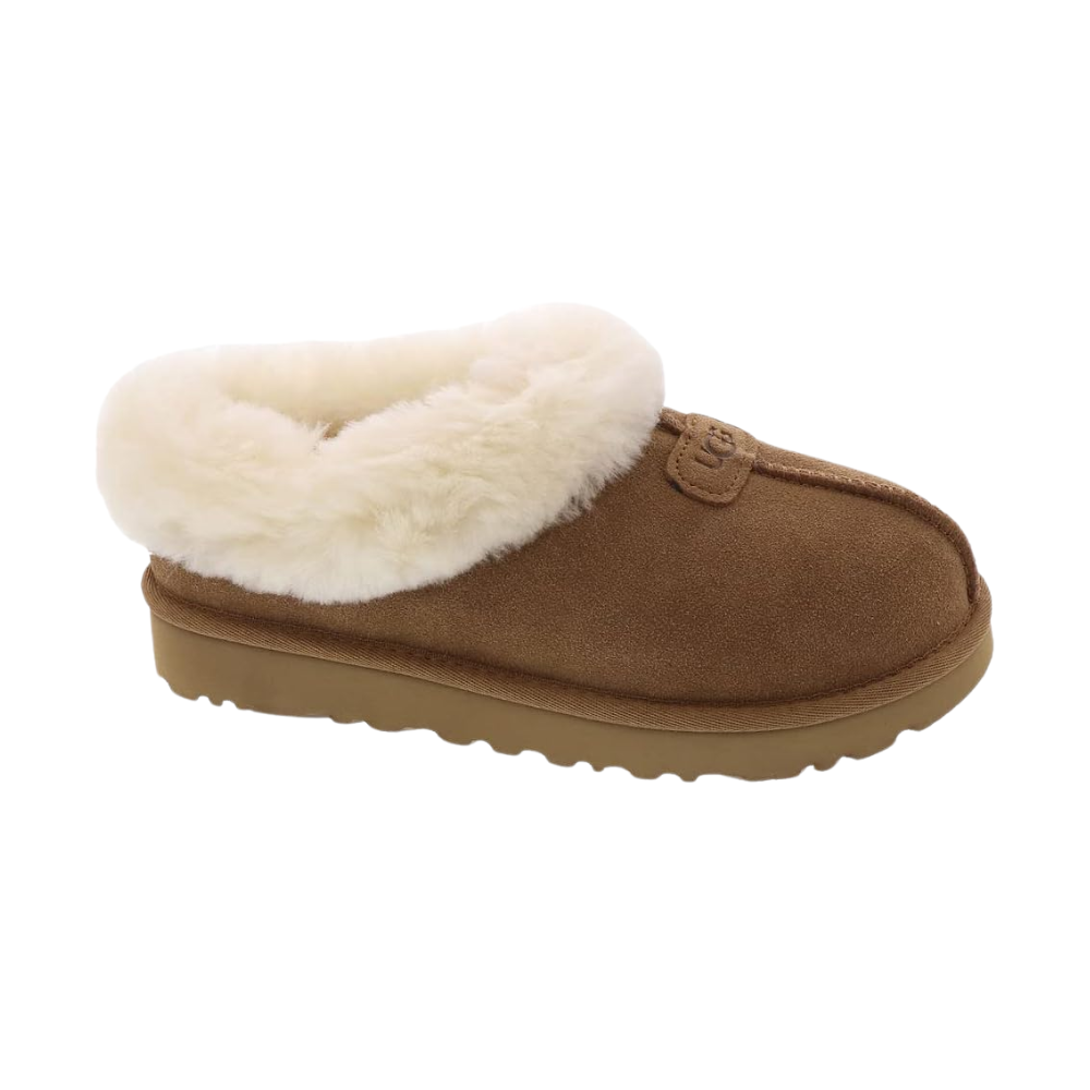 UGG Women's Tazette Slipper – Chestnut Suede and Sheepskin, UGGpure™ Wool Lining, Cozy Indoor/Outdoor Comfort