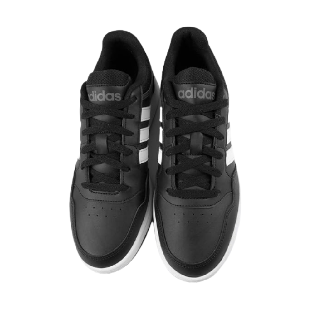 Adidas Hoops 3.0 Low – Basketball-Inspired Sneaker Black/White GY5432