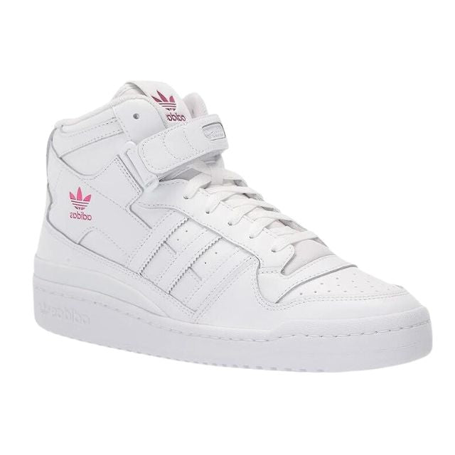 Adidas Forum Mid Top Women's Basketball-inspired Leather Sneaker, Pink G57984
