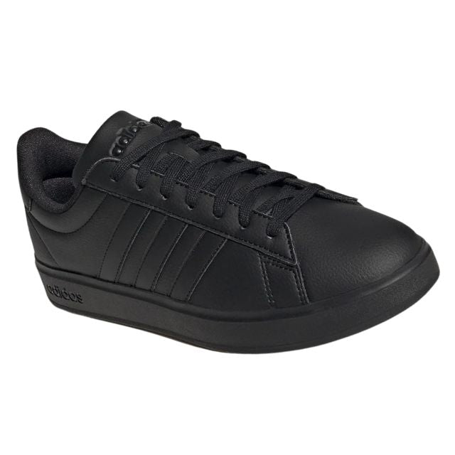 Adidas Men's Grand Court Trainers Synthetic Leather Tennis Sneaker (Black) MGW919