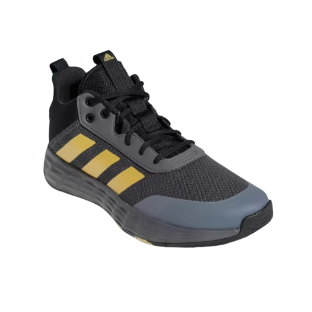 Adidas Own The Game 2.0 – Men’s Mid-Cut Basketball Shoe Gold/Grey/Black GW5483