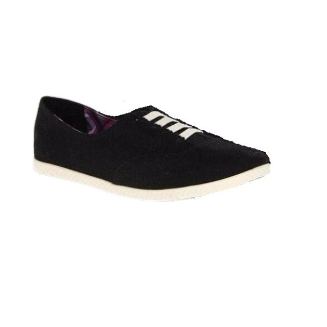 Reef Raindance Women's Comfortable Cushioned Flats, Black/White, Size 8