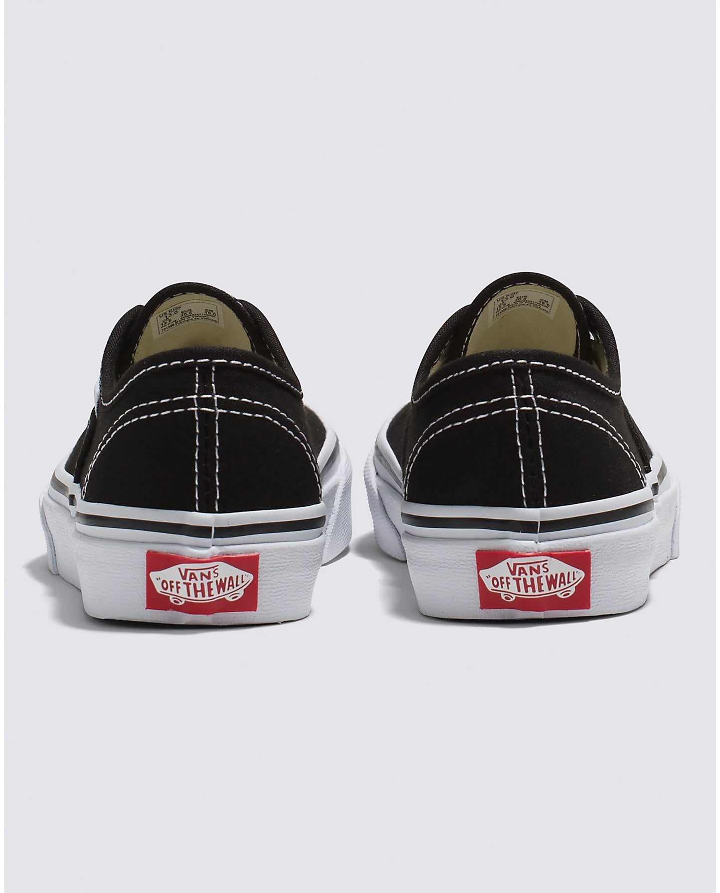 Vans Classic Canvas Toddler, Low-Top Sneaker I Cushioned, Breathable & Comfortable, Black / White