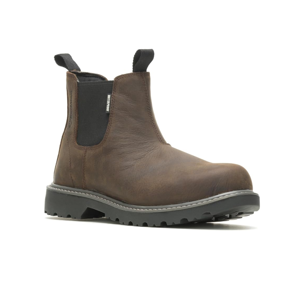 Wolverine Men's Floorhand Steel-Toe Romeo Work Boot Dark Brown W221018