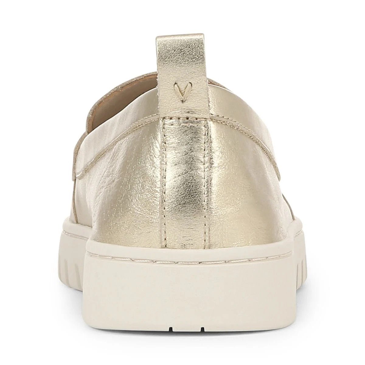 Vionic Women's Uptown Loafer Gold Leather Shoes - 16609L4701