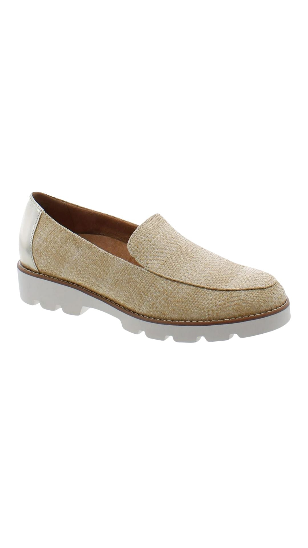 Vionic Women’s Kensley Raffia Slip-On Loafers | Comfortable Stylish Casual Shoes