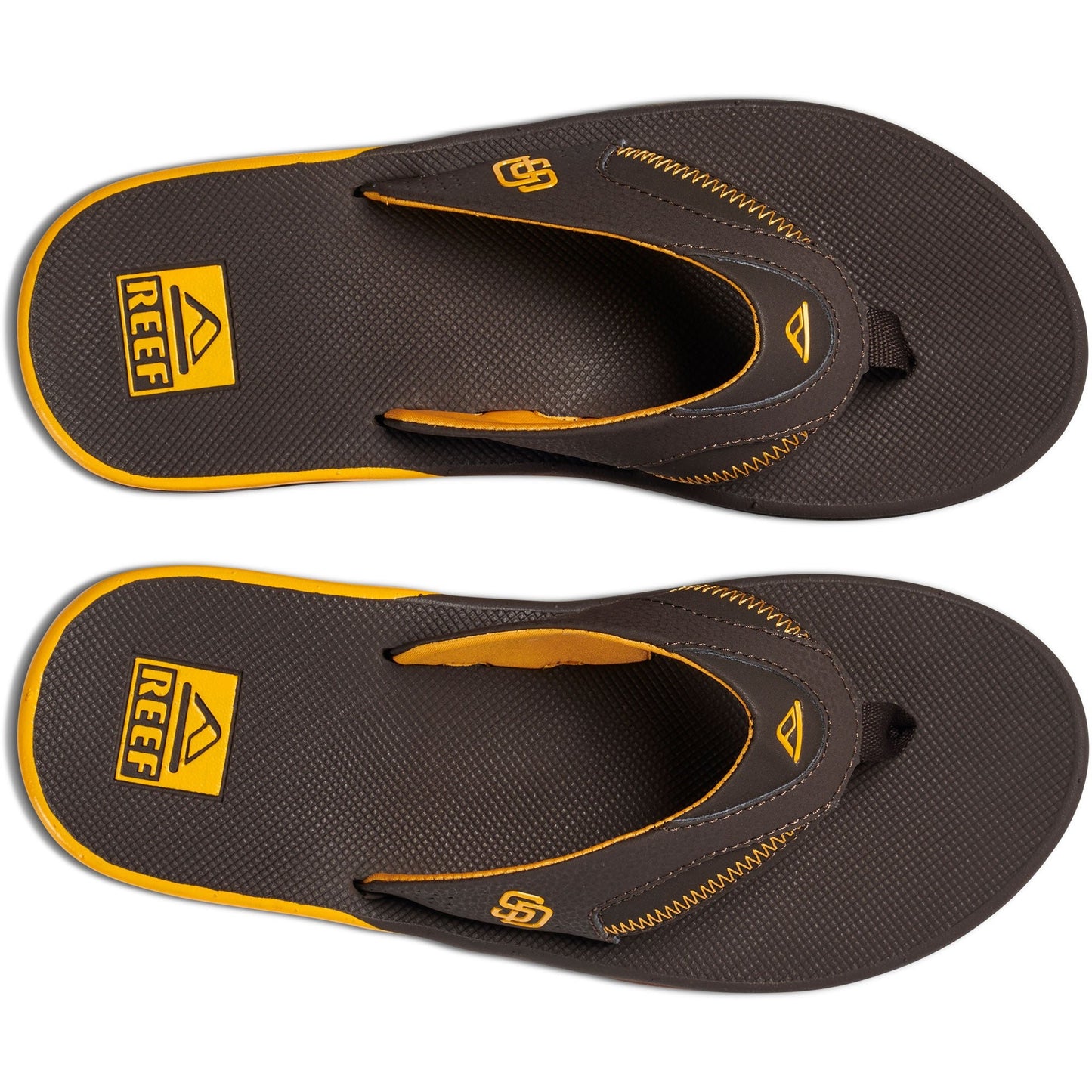 Reef Men's San Diego Padres Fanning Bottle Opener Sandals - CI4847