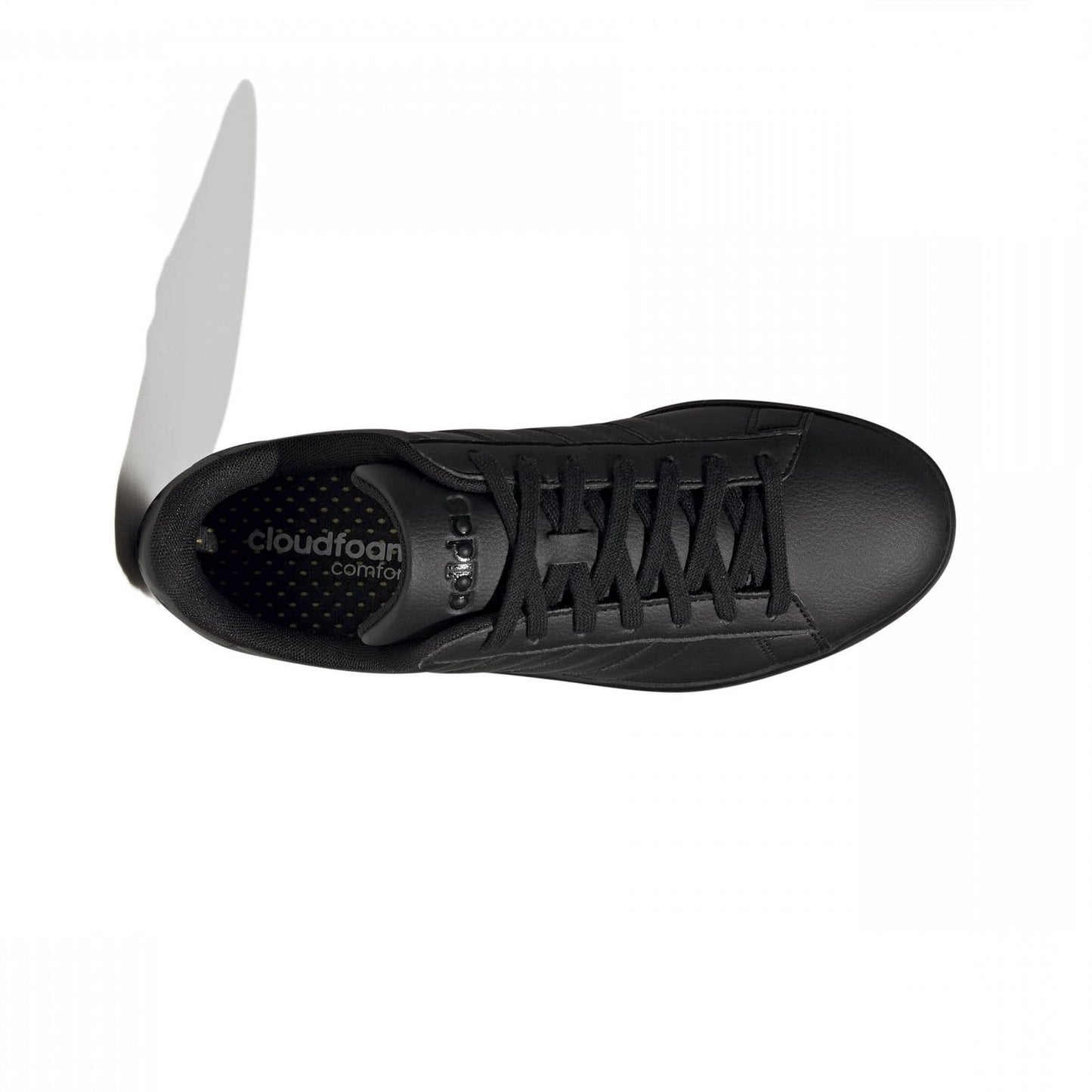 Adidas Men's Grand Court Trainers Synthetic Leather Tennis Sneaker (Black) MGW919