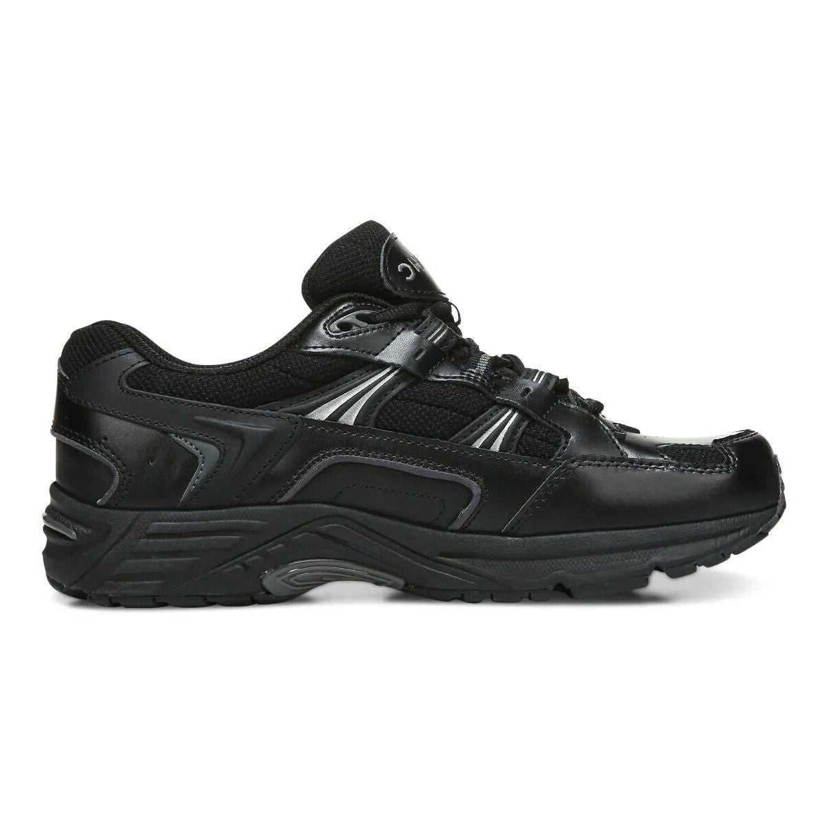 Vionic Walker Women’s Walking Shoes Black Leather | Orthotic Arch Support Comfortable Durable