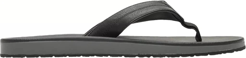 Reef Men’s Journeyer Flip-Flop Thong Beach Sandal Black Gray RF0A39UGRFBLG