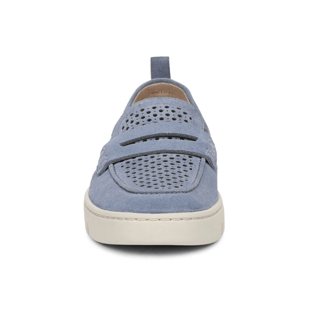 Vionic Women's Uptown Perf Loafer - Pacific Blue Suede
