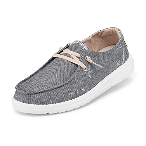 Hey Dude® Ladies Wendy Boho Grey Shoes 121413238