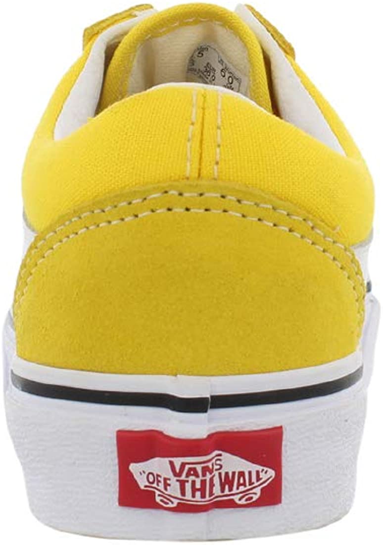 Vans Unisex Iconic Canvas Classic Trainers, Golden Haze True White