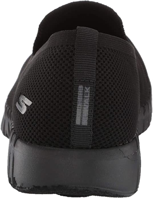 Skechers Women’s GO Walk 6 Black Walking Shoes 124296/BBK | Lightweight Ortholite Comfort Sneakers