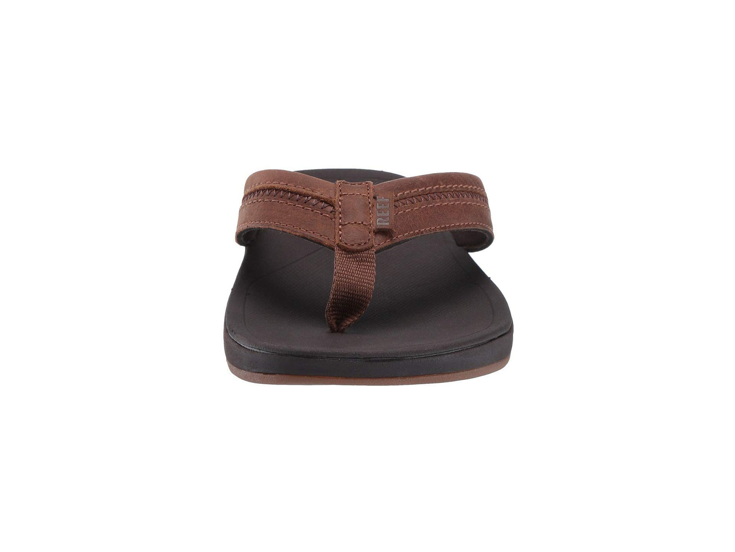 Reef Leather Ortho-Bounce Coast Brown RF0A3YKRBRO Men's Flip Flop