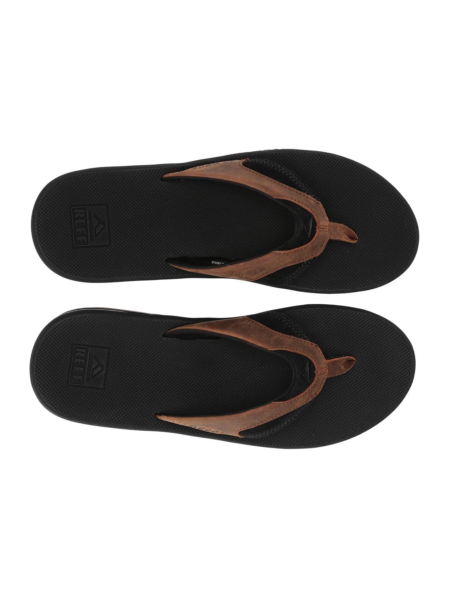 Reef Men's Leather Fanning Bottle Opener Sandal - RF002026