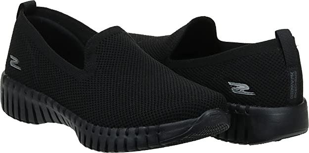 Skechers Women’s GO Walk 6 Black Walking Shoes 124296/BBK | Lightweight Ortholite Comfort Sneakers